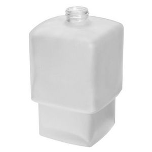 Flacon voor zeepdispenser gesatineerd kristalglas (S0526)