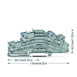 Etage installatieklem bedieningsopening 2,5mm² 6649 VVE=50