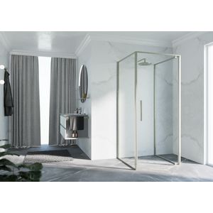 Riga g 66 ver.66-69cm helder glas br. inox