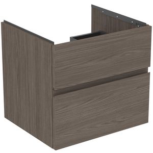 Wastafelmeubel 600x505x550mm dark elm 2 laden Finesse