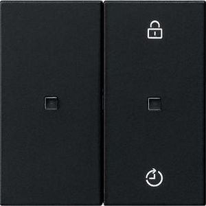 Gira eNet draadloos bedieningselement-opzetstuk Memory System 55 zwart m