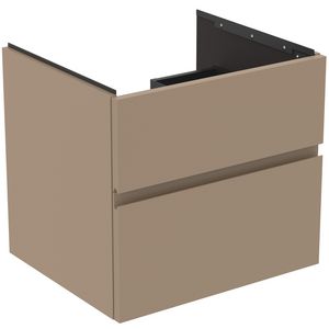 Wastafelmeubel 600x505x550mm mat greige 2 laden Finesse