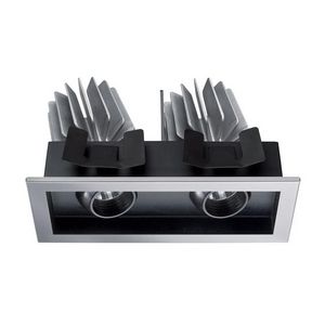 Downlight MYRIAD ADJ TWIN zwart 3000K dim zilver BZ