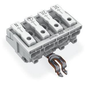 Kroonklem Drukknop extern Linect wit 294-8324 VVE=500