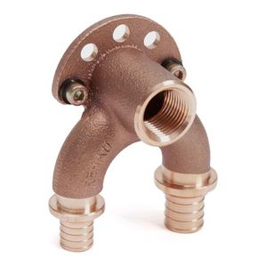 Muurplaat doorstromend laag RAUTITAN RX+ schuif 16/20x1/2"bn.dr.