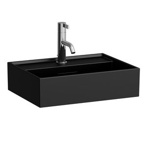 Wall-hung Washbasin 450x340x120mm Black Matt H8153307161041