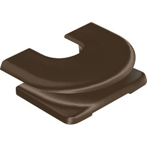Invoerstukje bruin v. kabel en minikan.