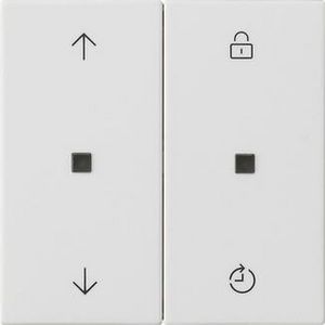 Gira eNet bedieningselement-opzetstuk Memory pijlen System 55 zuiver wit m