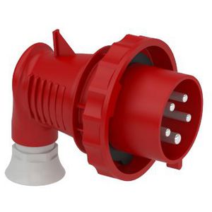 Contactstop 90° 3P+N+A 32A 380-415V AC 6h IP67 PratiKa