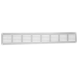ALU vlak plintrooster 400x60mm F1 aluminium