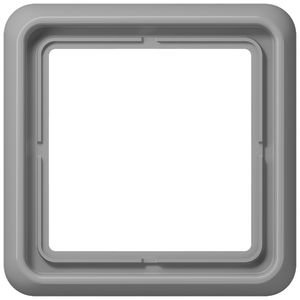 Afdekraam universeel grijs 1-voudig CD500