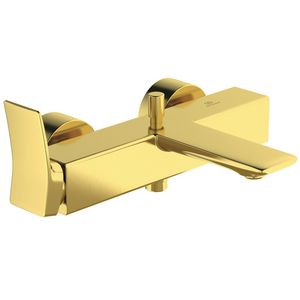 Conca bad/douchemengkraan brushed gold (mat goudkleurig)