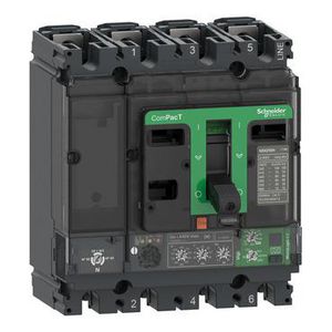 Vermogenschakelaar NSX100B 25kA AC 4P4D 100A 4.2 ComPact