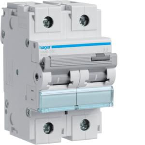 Installatieautomaat 2-polig 100A B-karakteristiek 15kA