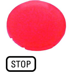 Lenzen vlak rood "stop" VVE=10