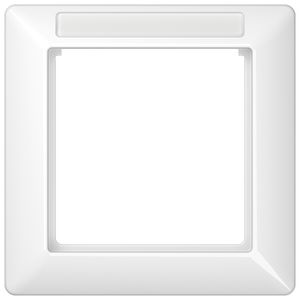 Afdekraam universeel a.wit 1-voudig AS