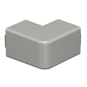 Buitenhoek 30x30mm polyvinylchlorid steengrijs VVE=4