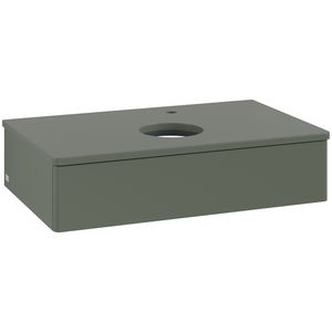 Wastafelonderkast Antao 800x190x500mm L.Green Matt Lacquer K08050HL