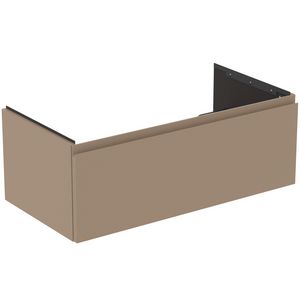 Wastafelmeubel 1000x505x370mm mat greige 1 lade Finesse