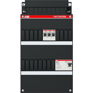 Installatiekast 2x achter 30mA 1x direct 3-f