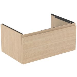 Wastafelmeubel 800x505x370mm white oak 1 lade Finesse