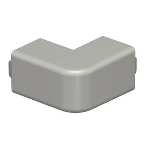 Buitenhoek 20x20mm polyvinylchlorid steengrijs VVE=4