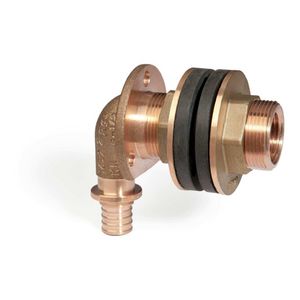 Muurplaat RAUTITAN RX+ schuif 16x1/2bn.dr. l=55mm v. montage-elem.