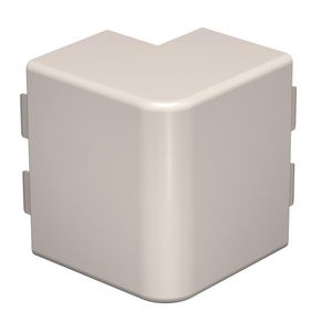 Buitenhoek 60x110mm polyvinylchlorid creme wit 9001 VVE=2