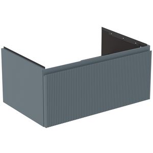 Wastafelmeubel 800x505x370mm matt ashblue 1 lade Finesse