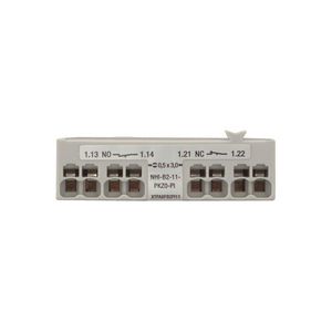 Hulpcontact PKZ ffrontmontage 1m 1v Push-in