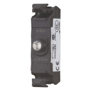 LED element blauw frontbev. 12-30VAC/DC cage cl. flat VVE=20