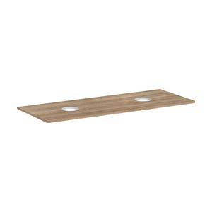 Console 1360x550mm m 2 uitsp.en Waskom zonder kraangat Xelu Q 54118230