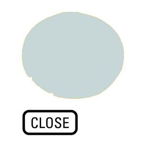 Lenzen vlak wit "close"