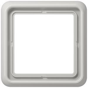 Afdekraam universeel lichtgrijs 1-voudig CD500
