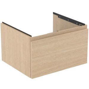 Wastafelmeubel 600x505x370mm white oak 1 lade Finesse