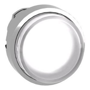 Kop voor verlichte drukknop Ø22mm Wit