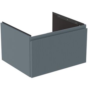 Wastafelmeubel 600x505x370mm matt ashblue 1 lade Finesse