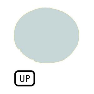 Lenzen vlak wit "up"