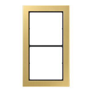 Afdekraam 2-voudig Flat Design messing klas.