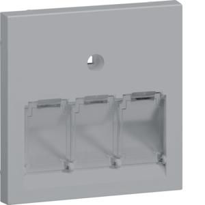 Centraaldeel 55mm data/universeel 3-voudig hal.vrij alulook