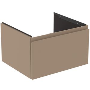 Wastafelmeubel 600x505x370mm mat greige 1 lade Finesse
