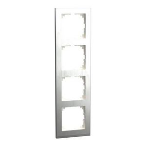 Afdekraam M-Pure Decor 4-voudig Metaal Edelstaal/A Systeem M