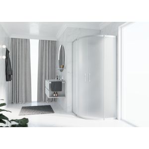 Cab. Zeph 2.0 R 100 Verst. 98,5-101,5cm Satin Glas MatChr.