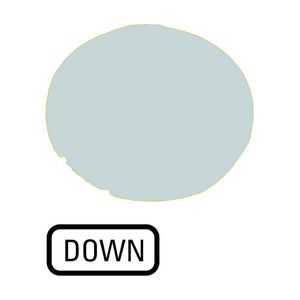 Lenzen vlak wit "down"