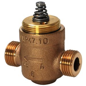 Doorstroomafsluiter DN10 Kvs0.4 VVP47.10-0.4