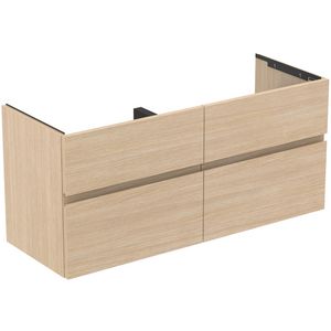 Wastafelmeubel 1200x440x545mm white oak 4 laden Finesse