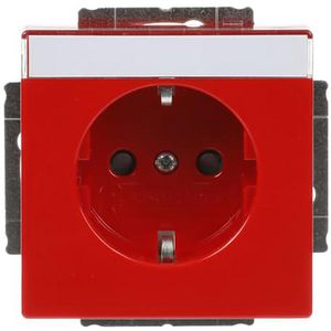 Tekstwandcontactdoos ra kv Centraalplaat inb future rood (20 EUCNB-12-82)