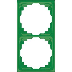 Afdekraam groen v.wandgoot 2-voudig CD500