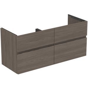 Wastafelmeubel 1200x440x545mm dark elm 4 laden Finesse