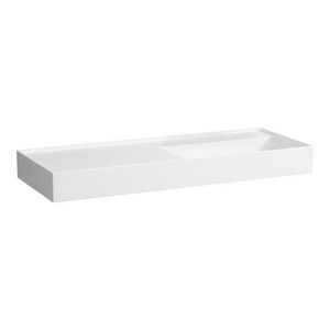 Wastafel Asymmetrische Links 120X46 Lcc wit